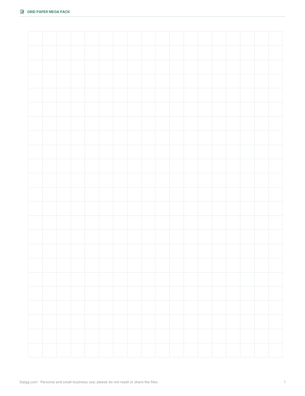 Preview of Printable 1 cm Grid Paper